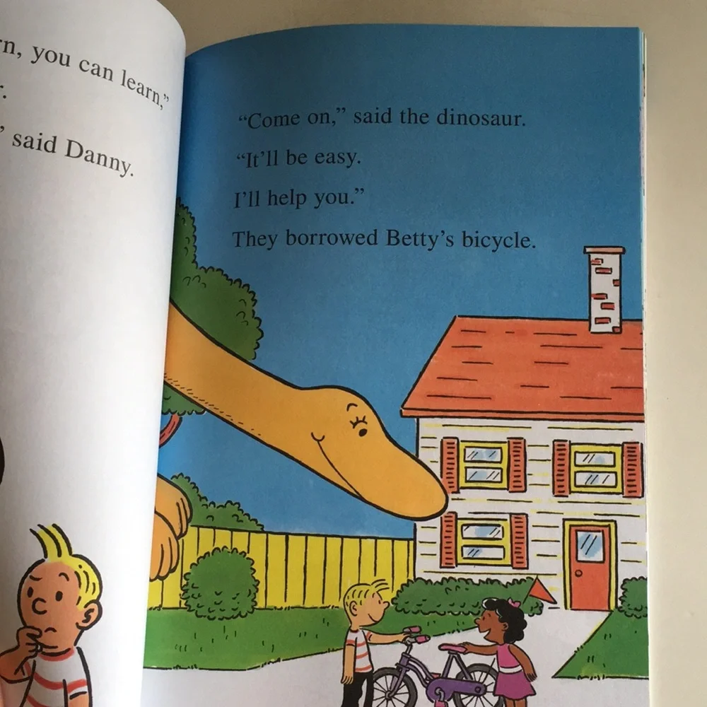 COPY - 🐊 3/$12. Danny and the Dinosaur Ride a Bike, paperback book